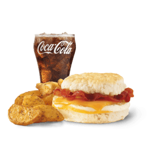 Wendy’s Bacon, Egg & Cheese Biscuit Combo