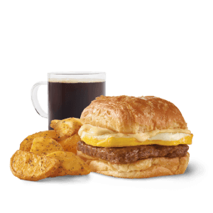 Wendy’s Sausage, Egg & Swiss Croissant Combo