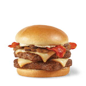 Wendy’s Mushroom Bacon Cheeseburger, Double