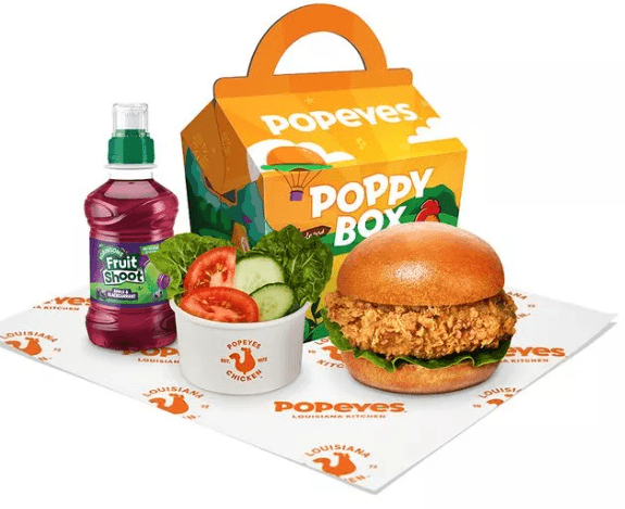 Popeyes Poppy Kids Meal Combo