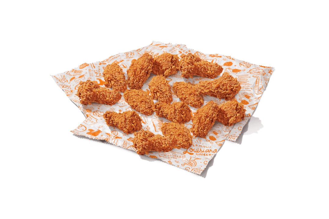 Popeyes Wings and Nuggets Menu
