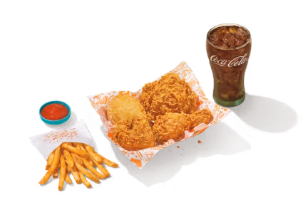 3Pc Classic Signature Chicken Combo White