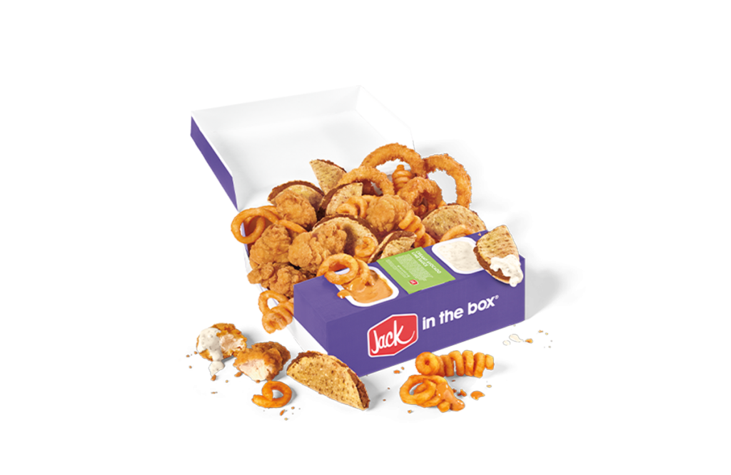 Jack's Fan Favs box w/ Crispy Boneless Wings