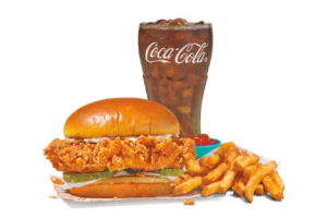 Popeyes’s Spicy Chicken Sandwich Combo