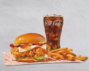 Spicy Bacon and BBQ Sandwich Meal