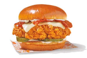 popeyes’ Classic Bacon & Cheese Chicken Sandwich