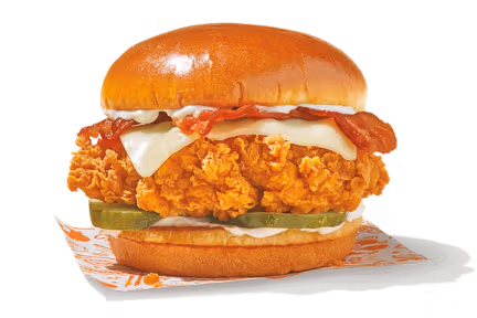 popeyes’ Classic Bacon & Cheese Chicken Sandwich