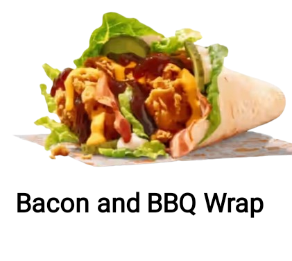 Bacon and BBQ Wrap
