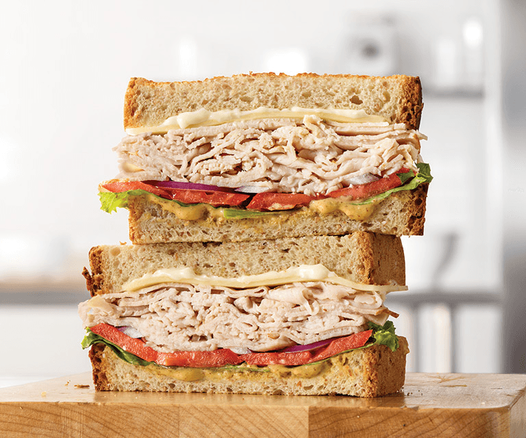 Roast Turkey & Swiss Sandwich