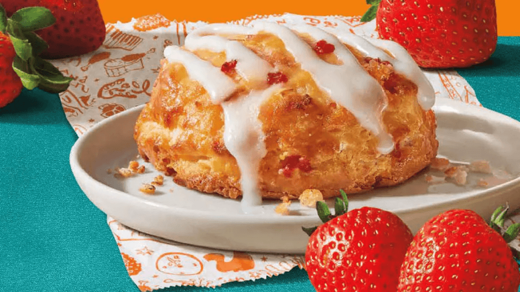 Popeyes Strawberry Biscuits