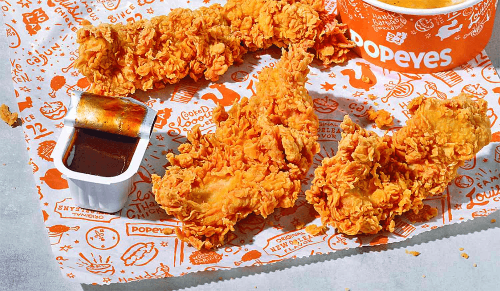 Popeyes Chicken Tenders Menu