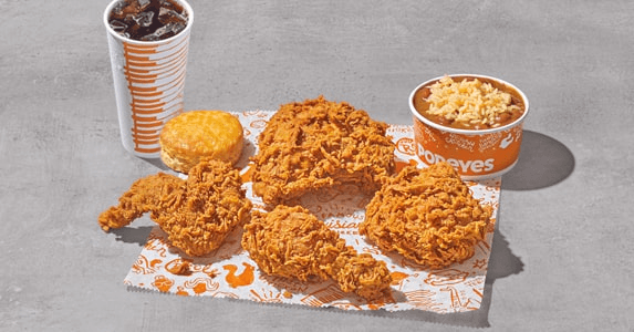 Popeyes 4-Piece Chicken Dinner