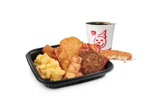3pc Classic French Toast Sticks Platter w/ Bacon & Sausage Combo
