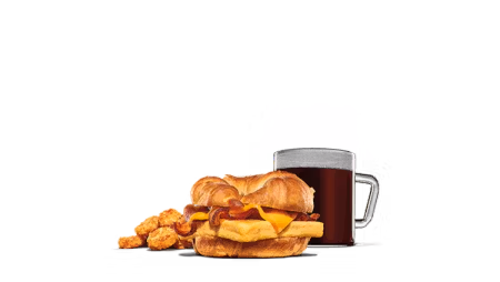 Burger King Bacon, Egg & Cheese Croissan'wich Meal