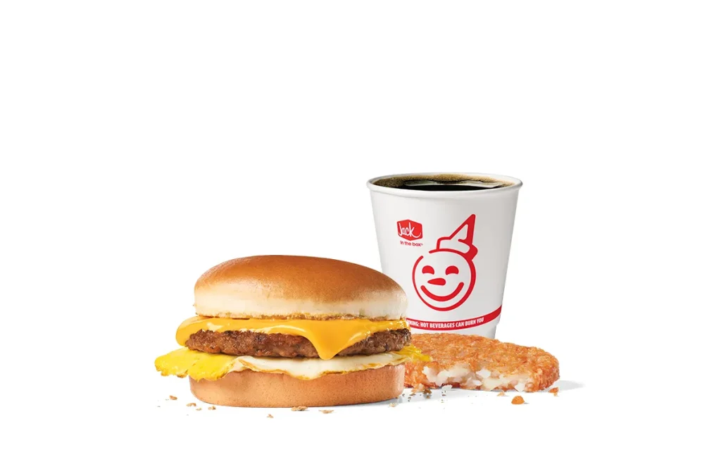 Jack Sausage Breakfast Jack® Combo