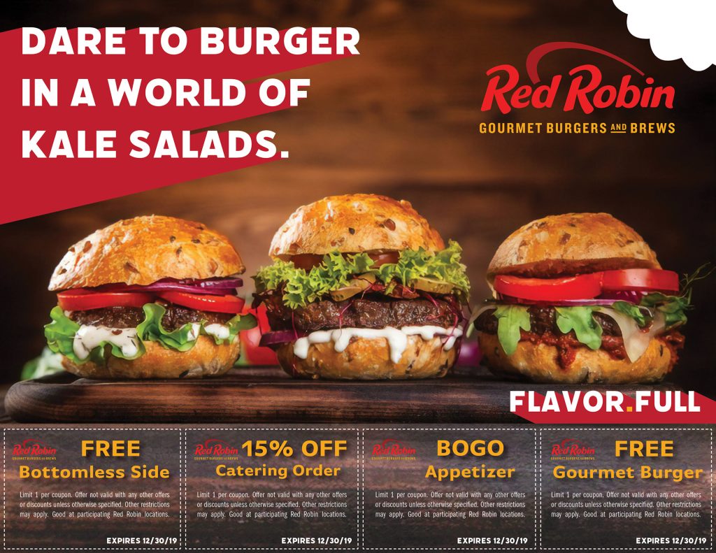 Red Robin Coupons: Top Deals and Promo Codes