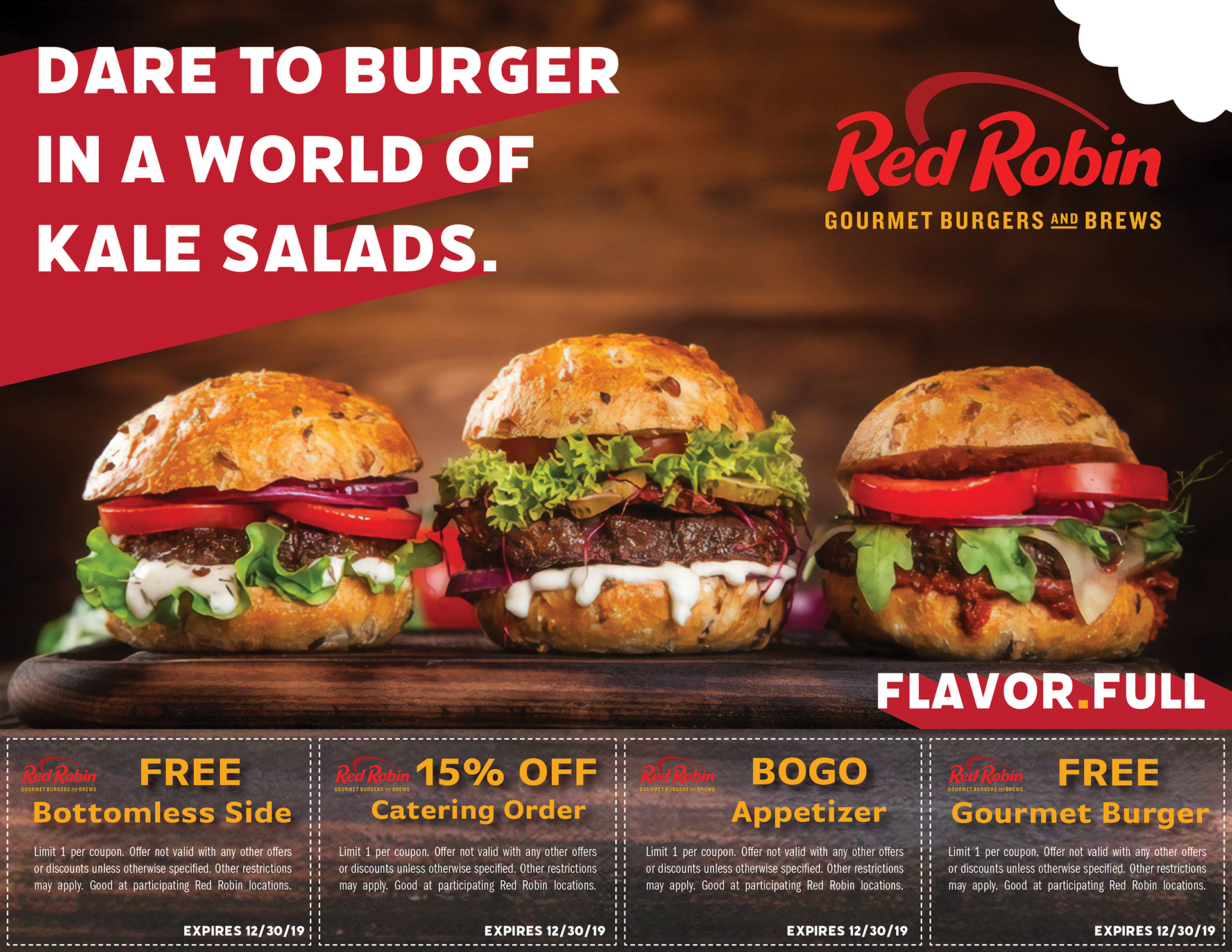 Red Robin Coupons: Top Deals and Promo Codes