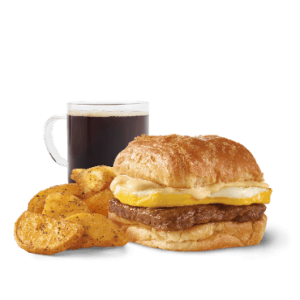 Sausage, Egg & Swiss Croissant Combo